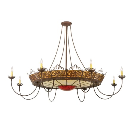 Meyda Tiffany Stanley 18 Light 84" Wide Taper Candle Style Chandelier Cafe-Noir