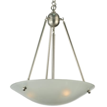 Meyda Tiffany Metro 3 Light 21" Wide Pendant Nickel