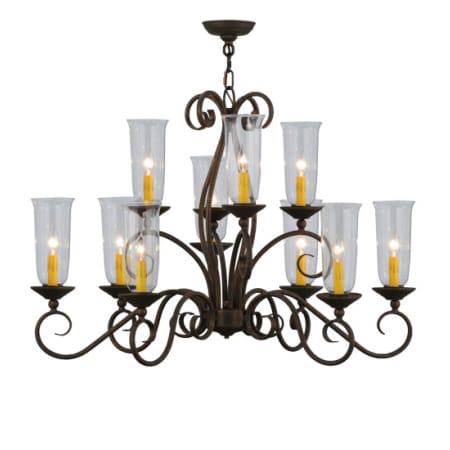 Meyda Tiffany Wallis 10 Light 21" Wide Taper Candle Style Chandelier Custom