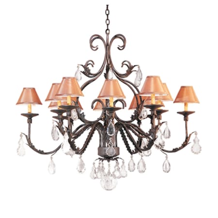 Meyda Tiffany French Elegance 12 Light 48" Wide Crystal Chandelier Crystal