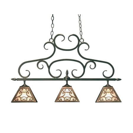 Meyda Tiffany Bandolei 3 Light 36" Wide Linear Pendant N/A