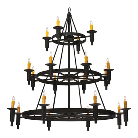 Meyda Tiffany Carella 20 Light 135" Tall Taper Candle Style Chandelier - Dark Roast Finish Dark Roast