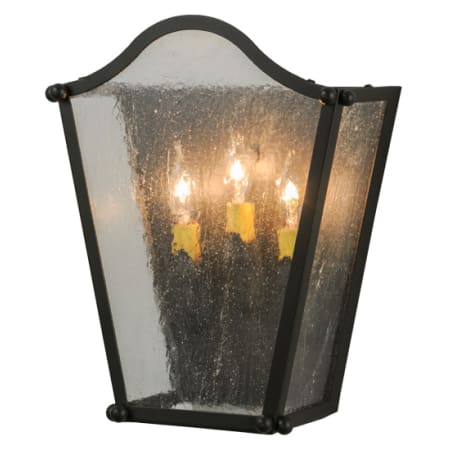 Meyda Tiffany Austin 3 Light 14" Tall Wall Sconce Copper Rust