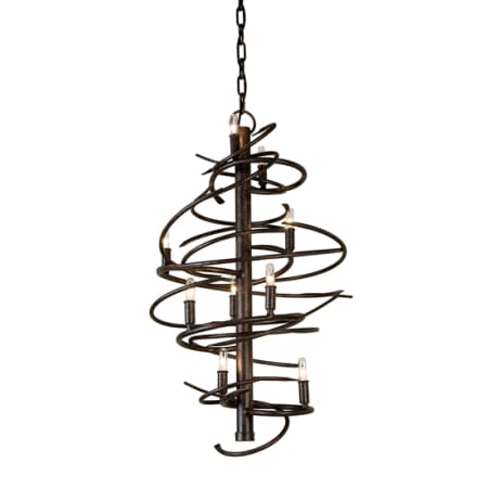 Meyda Tiffany Cyclone 9 Light 18" Wide Taper Candle Style Chandelier Cajun Spice