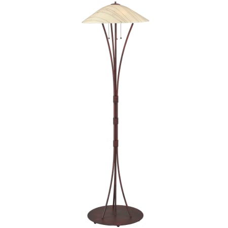 Meyda Tiffany 65" H Branches Fused Glass Floor Lamp Beige