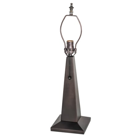 Meyda Tiffany Obelisk Mission 14" Tall Lamp Base N/A