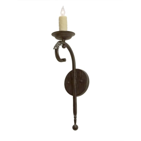 Meyda Tiffany Andorra 19" Tall Wall Sconce Antique Iron Gate