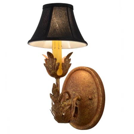 Meyda Tiffany Esther 12" Tall Wall Sconce Autumn Leaf