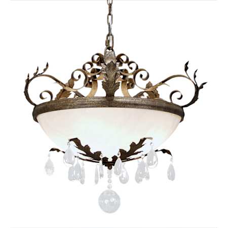 Meyda Tiffany Renaissance 5 Light 30" Wide Crystal Pendant Crystal