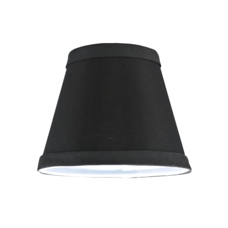 Meyda Tiffany 5.25" W X 4" H Faille Black Replacement Shade Black Faille