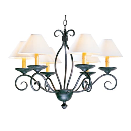 Meyda Tiffany Sienna 6 Light 26" Wide Chandelier Antique Iron Gate