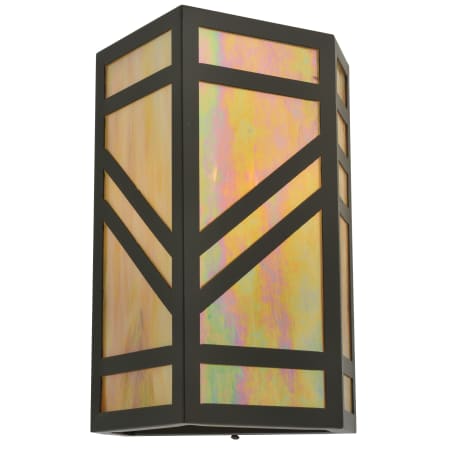 Meyda Tiffany 10.5" W Santa Fe Wall Sconce Timeless Bronze