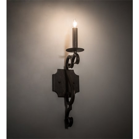 Meyda Tiffany Piero 17" Tall Wall Sconce Gilded Tobacco