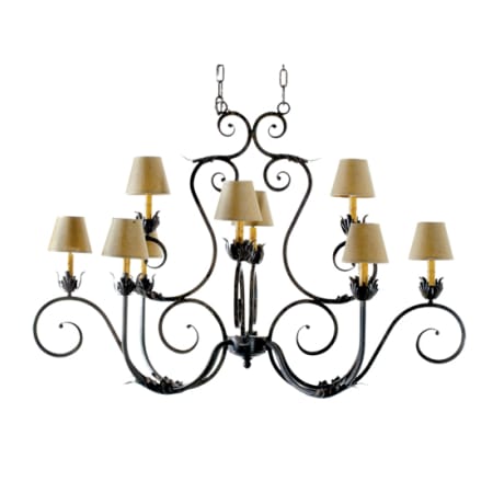 Meyda Tiffany Claire 10 Light 48" Wide Chandelier Cajun Spice