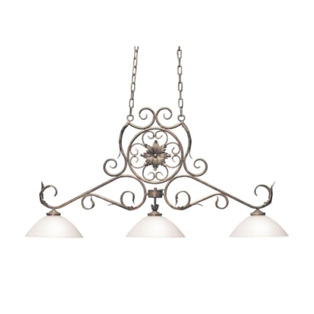 Meyda Tiffany Christabel 3 Light 54" Wide Linear Pendant N/A
