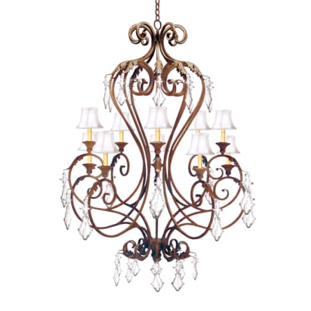 Meyda Tiffany Josephine 10 Light 42" Wide Crystal Chandelier Crystal