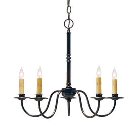 Meyda Tiffany Edson 5 Light 22" Wide Taper Candle Style Chandelier Blackwash