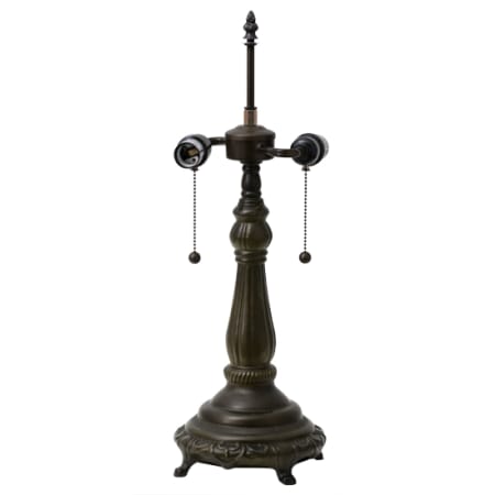 Meyda Tiffany 22" Tall Lamp Base Mahogany Bronze