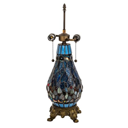 Meyda Tiffany Tiffany 25" Tall Lamp Base Mahogany Bronze