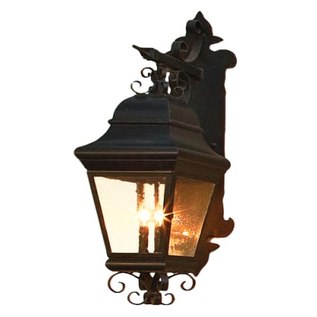 Meyda Tiffany Vincente 3 Light 35" Tall Wall Sconce Golden Bronze