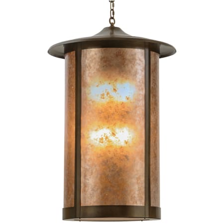 Meyda Tiffany Fulton 8 Light 24" Wide Pendant Antique Copper