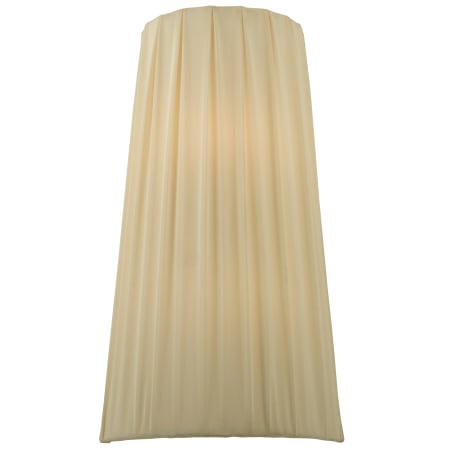 Meyda Tiffany 9" W Channell Tapered & Pleated Wall Sconce Cream
