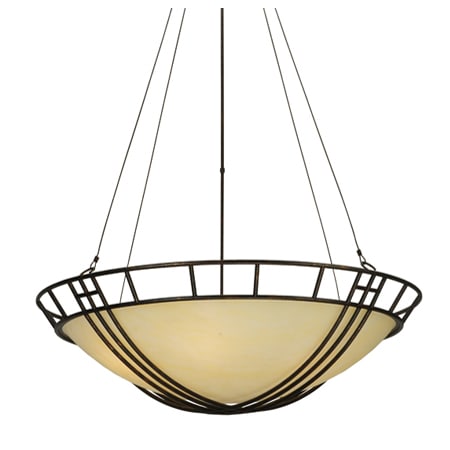 Meyda Tiffany Flowing Cross 6 Light 48" Wide Pendant Custom