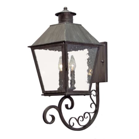 Meyda Tiffany Stafford 2 Light 24" Tall Wall Sconce Antique Iron Gate