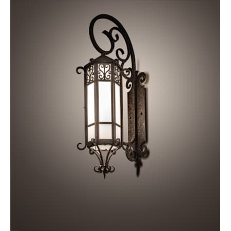 Meyda Tiffany Caprice 37" Tall Wall Sconce Coffee Bean