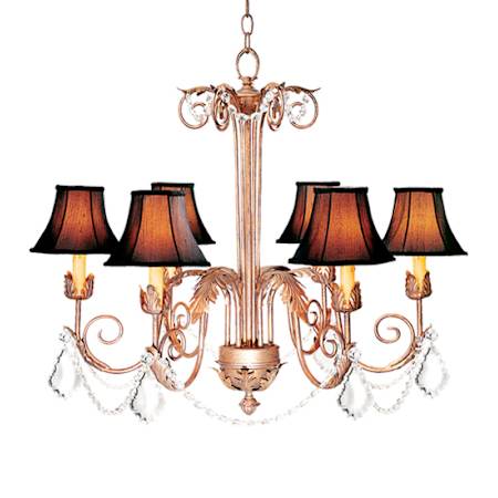 Meyda Tiffany Lindsay 6 Light 48" Wide Crystal Chandelier Crystal