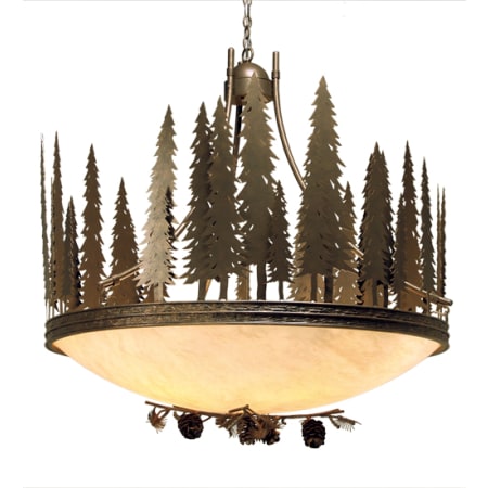 Meyda Tiffany Towering Pines 8 Light 48" Wide Pendant N/A