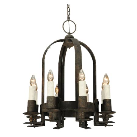 Meyda Tiffany Aragon 8 Light 26" Wide Taper Candle Style Chandelier Custom