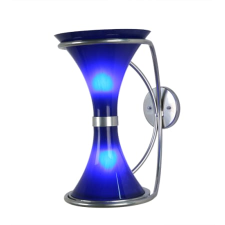 Meyda Tiffany Chronos 2 Light 17" Tall Wall Sconce Chrome