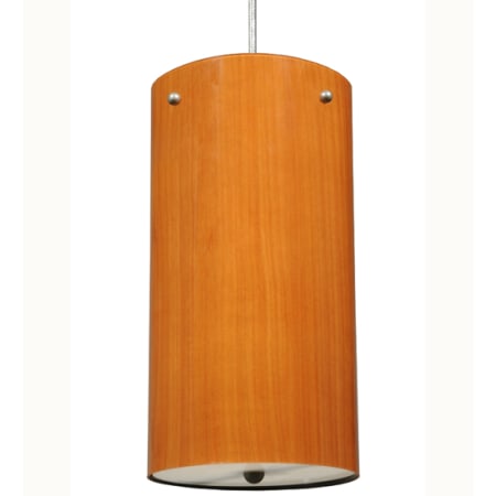 Meyda Tiffany Cherry 6" Wide Mini Pendant Nickel
