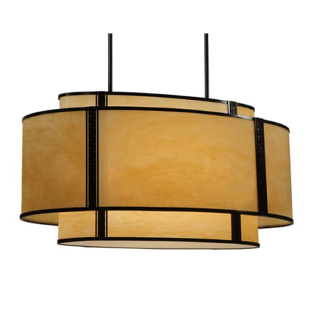 Meyda Tiffany Palisade 4 Light 50" Wide Linear Pendant Custom