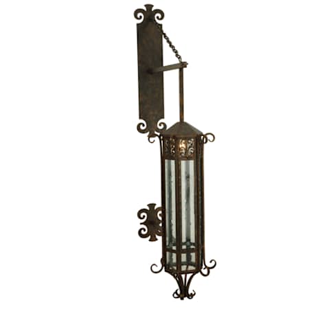 Meyda Tiffany Caprice 60" Tall Wall Sconce Gilded Tobacco