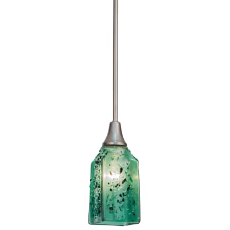 Meyda Tiffany Metro 6" Wide Mini Pendant Brushed Nickel