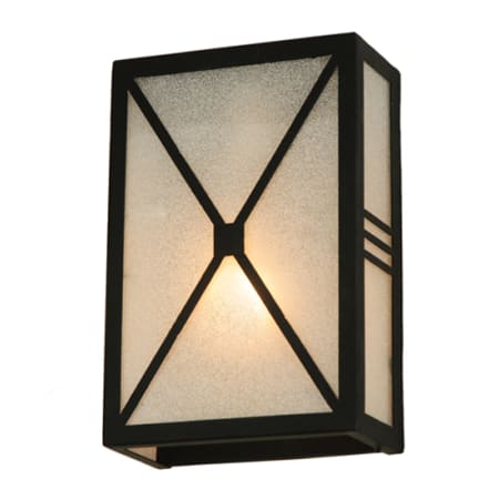 Meyda Tiffany Whitewing 12" Tall Wall Sconce Blackwash