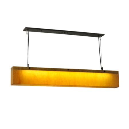 Meyda Tiffany Quadrato 53" Wide Linear Pendant Timeless Bronze