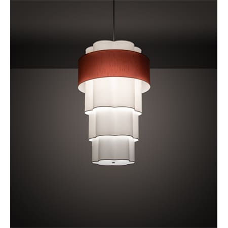 Meyda Tiffany Cilindro 8 Light 36" Wide Pendant Nickel / Copper