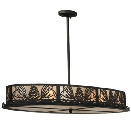 Meyda Tiffany Mountain Pine 8 Light 48" Wide Linear Pendant N/A