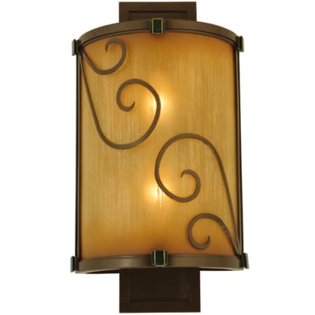 Meyda Tiffany Sorbonn 2 Light 16" Tall Wall Sconce Tan