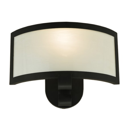 Meyda Tiffany Volta 9" Tall Wall Sconce Black