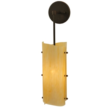 Meyda Tiffany Vortex 22" Tall Wall Sconce Coffee Bean