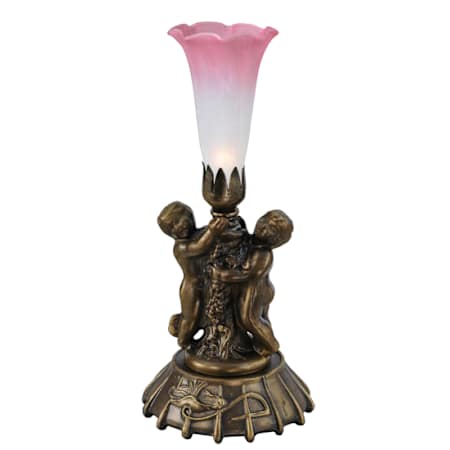 Meyda Tiffany 12" Tall Novelty Table Lamp Antique Copper
