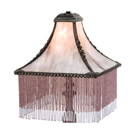 Meyda Tiffany Victoria 14" Wide x 8" Tall Lighting Shade Craftsman Brown