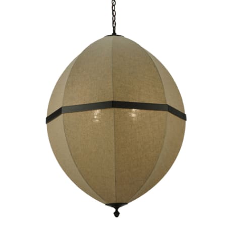 Meyda Tiffany Eliptic Textrene 4 Light 32" Wide Pendant Timeless Bronze