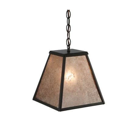 Meyda Tiffany Mission 14" Wide Pendant Timeless Bronze