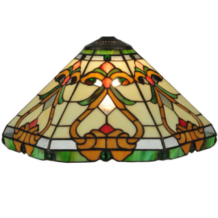 Meyda Tiffany Middleton 8.5" Tall Lamp Shade Mahogany Bronze