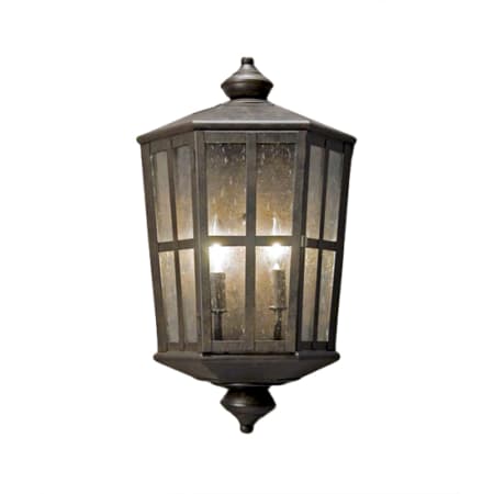 Meyda Tiffany Manchester 2 Light 21" Tall Wall Sconce Antique Rust
